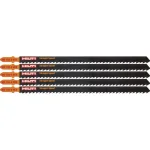 Hilti 6 in. 6 TPI High Carbon Steel T-Shank Premium Jig Saw Blades for Wood (5-Pack) thumbnail 1