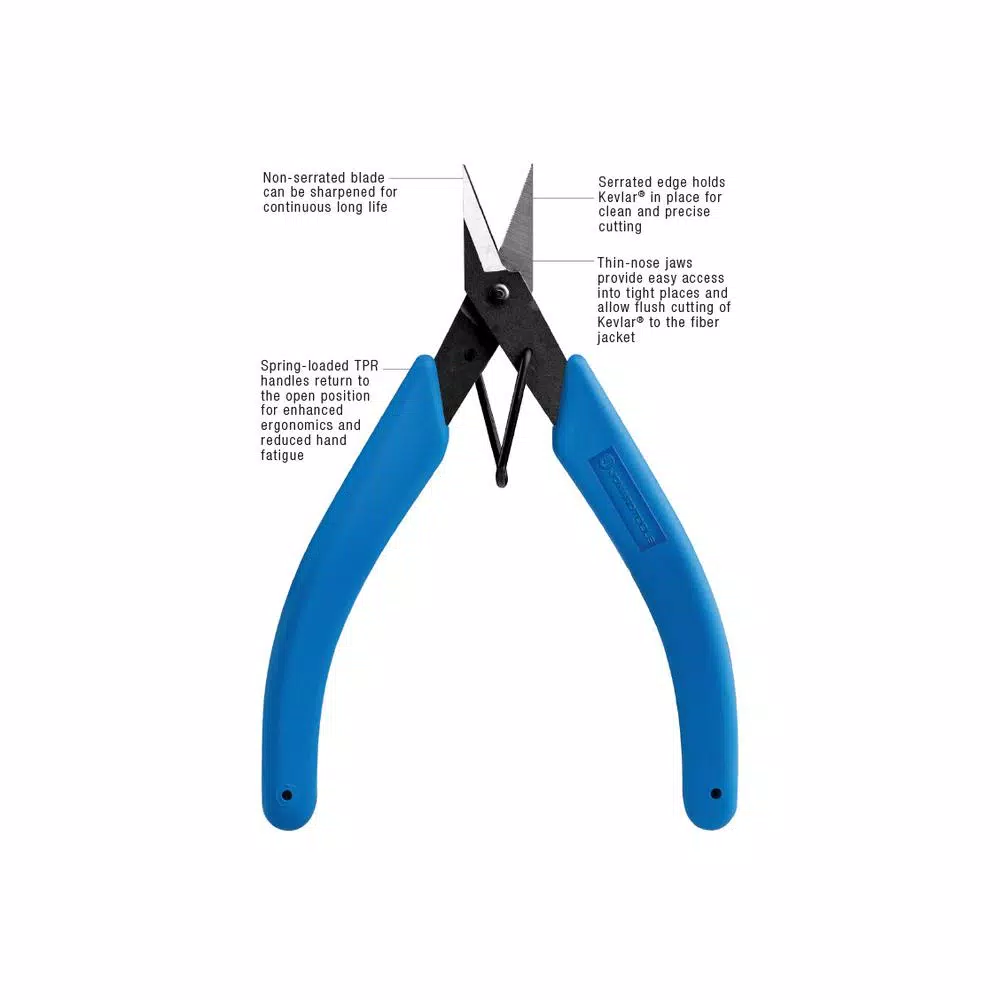 Jonard Tools JIC-190 Flush Cut Kevlar and Wire Cutters