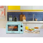 Americana Collection Retro 12.7 L 4-Slice Toaster Oven, Blue thumbnail 2