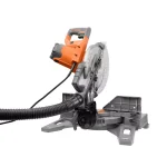 RIDGID 10 in. 15 Amp Dual Bevel Miter Saw with LED Cut Line & Universal Mobile Stand Combo thumbnail 6