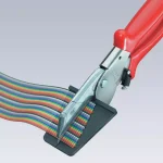 KNIPEX 8-1/2 in. Ribbon Cable Cutters with Plastic Grip Handles thumbnail 2