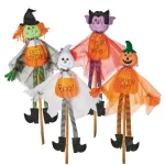 Worth Imports 60 in. Halloween Gauzy Witch Figures on Stakes, Set of 4 thumbnail 1
