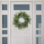 Unbranded Puleo International 24 in. Artificial Lavender Floral Spring Wreath, Purple and Yellow thumbnail 3