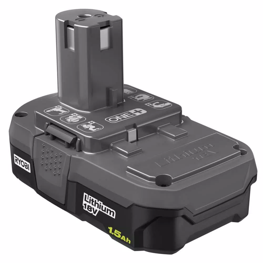 RYOBI 18V ONE+ 3/8 in. Cordless Drill/Driver Kit with 1.5 Ah Battery, Charger, and 31-Piece Black Oxide Bit Set