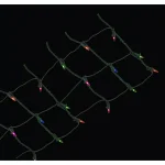 Home Accents Holiday 36 in. x 48 in. 50-Light Solar LED Multi-Color Net Light Set thumbnail 1