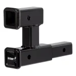 CURT 8-Inch Dual Receiver Extender, 2-Inch Shank, 3,500 lbs. Capacity, 5-13/16" Rise thumbnail 1