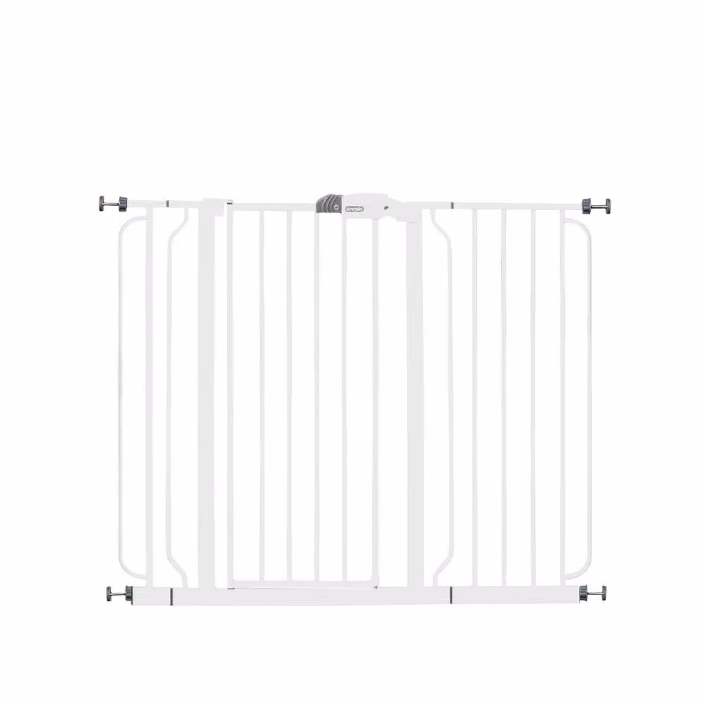 Regalo Extra Tall Metal Walk-Through Baby Gate, Adjustable 29-49 in. Wide Span