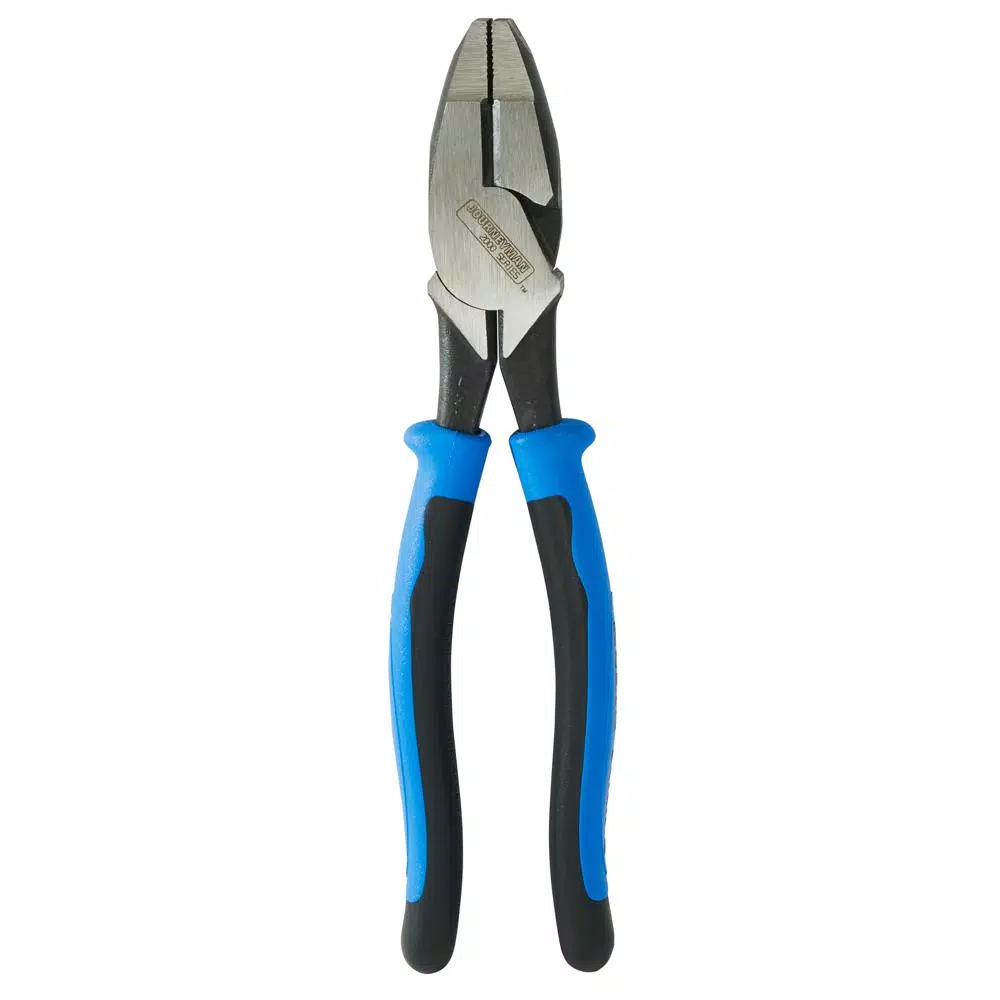 Klein Tools 9 in. Journeyman High-Leverage Side-Cutting Pliers for Fish Tape Pulling