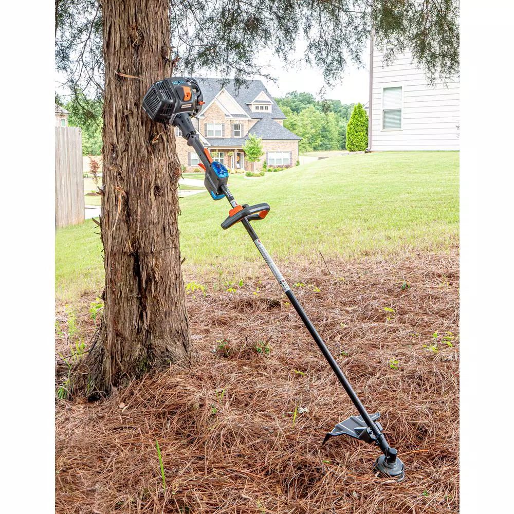 Lawnmaster NOPULL 26cc 2-Cycle Gas String Trimmer with Electric Push Button Start