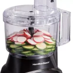 Hamilton Beach 8-Cup Food Processor, 450-Watt, 2-Speed with Pulse, Black thumbnail 2