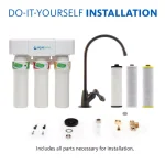 Aquasana 3-Stage Max Flow Under Counter Water Filtration System with Oil Rubbed Bronze Faucet thumbnail 2