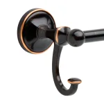 Delta Portman 24 in. Towel Bar with Hooks, Venetian Bronze with Copper Reveal thumbnail 2