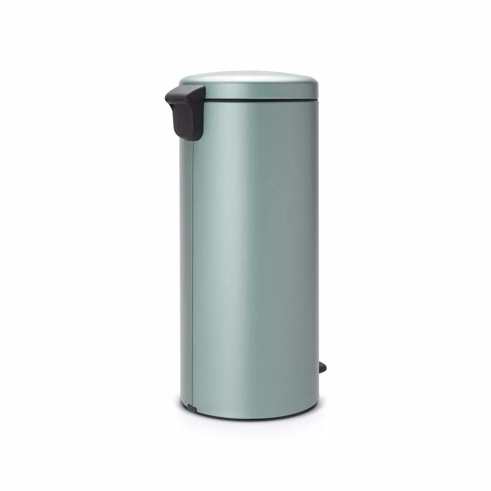 Brabantia 8 Gal. Metallic Mint Steel Step-On Trash Can