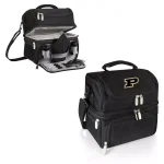 ONIVA Pranzo Purdue Boilermakers Black Insulated Lunch Bag with Utensil Set thumbnail 2