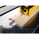 Microjig MJ SPLITTER SteelPro Table Saw Safety Splitter, 1/8 in. Kerf, Stainless Steel Core thumbnail 4