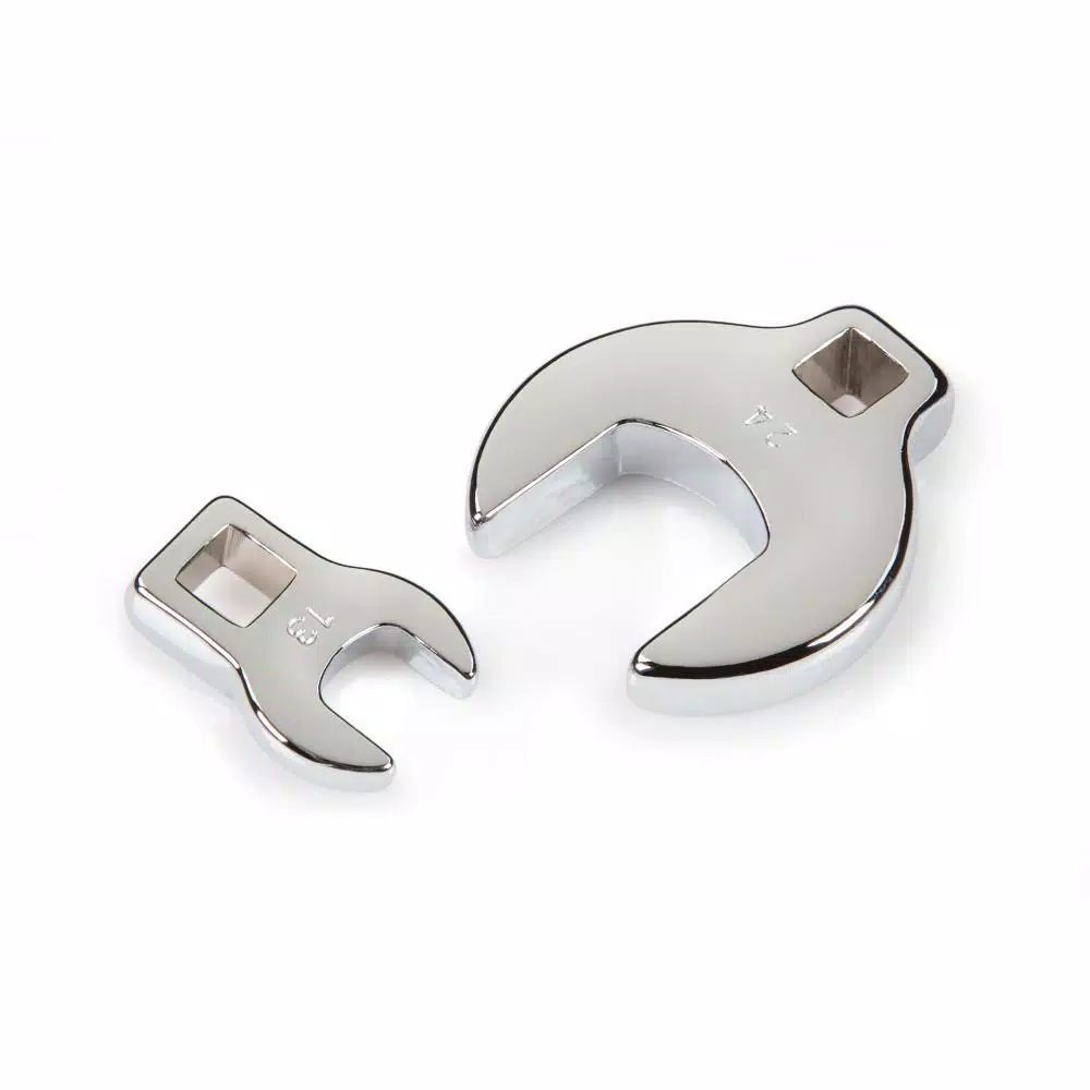 TEKTON 10-Piece 3/8 in. Drive Metric Crowfoot Wrench Set, 10-24 mm