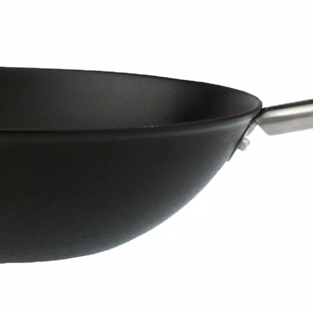 BergHOFF Geminis 13.5 in. Spun Cast Iron Wok with 3-Layer Non-Stick Ceramic Coating