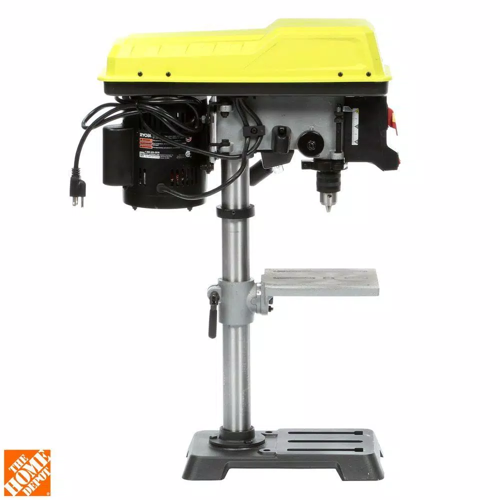RYOBI 10 in. Drill Press with EXACTLINE Laser Alignment System and LED Work Light