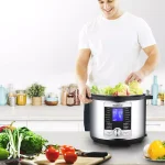 Geek Chef 6 Qt. Stainless Steel Electric Pressure Cooker, 17-in-1 Multi-Function Programmable Cooker thumbnail 7
