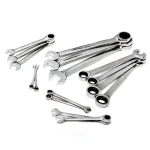 Husky 16-Piece SAE Ratcheting Wrench Set, 12-Point Alloy Steel thumbnail 3