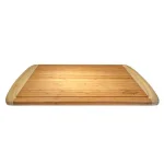 Heim Concept 18 x 12 in. Organic Bamboo Cutting Board and Serving Tray with Drip Groove thumbnail 2