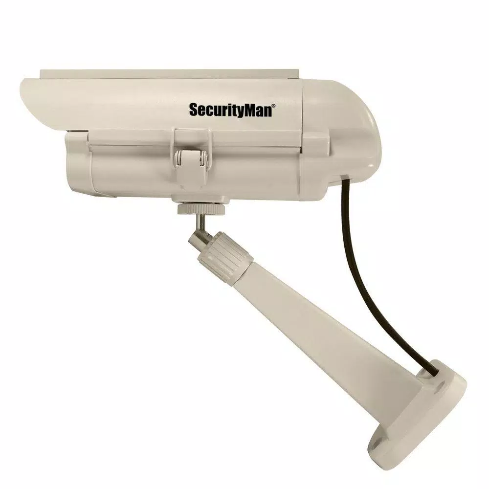 SecurityMan DUMCAM-SLM Solar Powered Spotlight Dummy Camera with PIR Motion Sensor