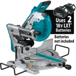 Makita 10 in. X2 LXT Brushless Dual-Bevel Sliding Compound Miter Saw with Laser (Tool Only) thumbnail 2