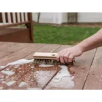 Quickie Professional Wood Block Deck Scrub Brush with Hard Poly Bristles thumbnail 2