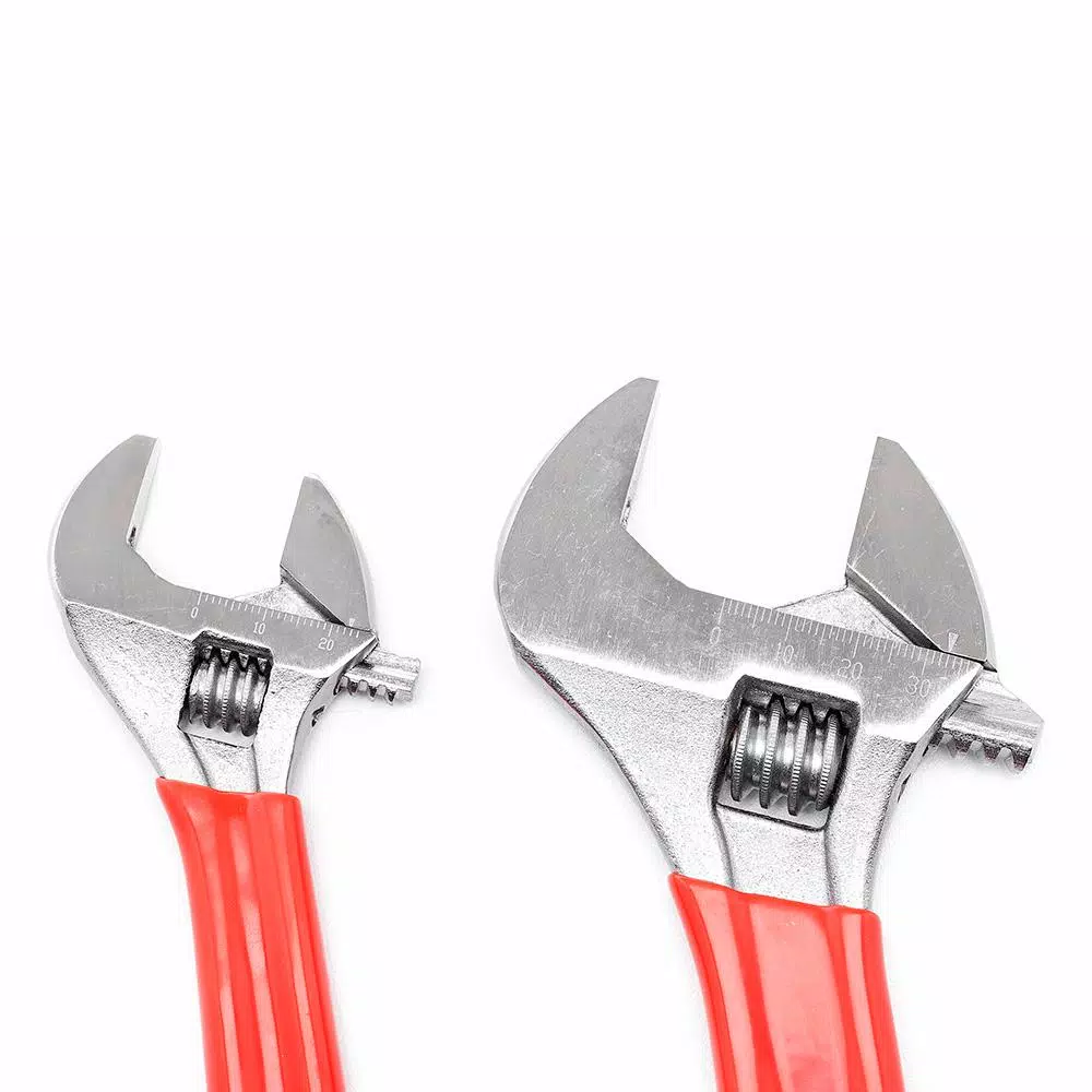 Crescent 3-Piece Adjustable Wrench Set with Cushion Grip and Laser Etched Scale