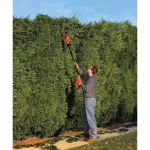 BLACK+DECKER 20V MAX Cordless Pole Hedge Trimmer with 1.5 Ah Battery and Charger thumbnail 2