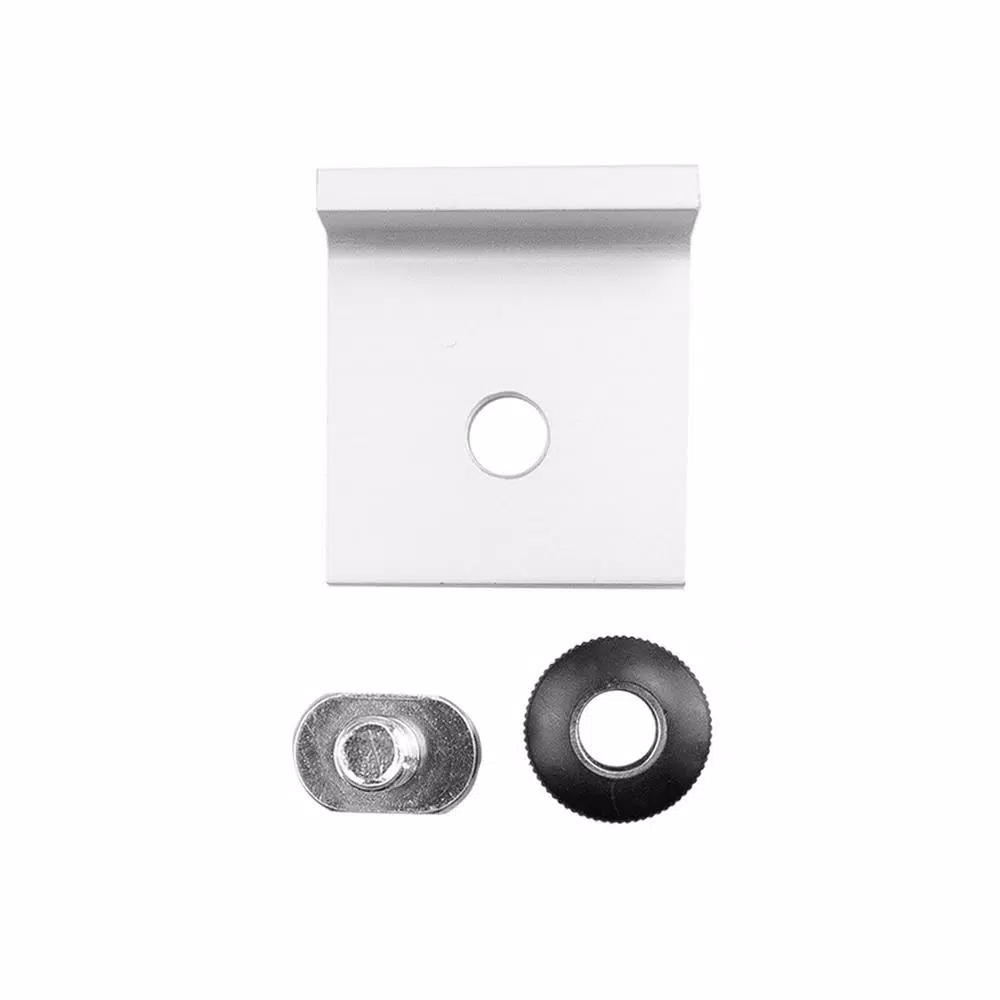 POWERTEC Universal T-Track Stop Kit with Parallel and Perpendicular Stops (4-Pack)