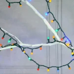 LUMABASE 70-Light Multi-Color LED Globe String Lights, Weather Resistant, 14.58 ft thumbnail 3