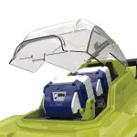 Sun Joe 48V iON+ 17 in. Cordless Electric Walk Behind Push Lawn Mower Kit with 2x 4.0 Ah Batteries and Charger thumbnail 8