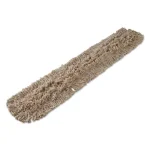 Boardwalk 48 in. Cotton 4-Ply HyGrade Dust Mop Head, White thumbnail 2