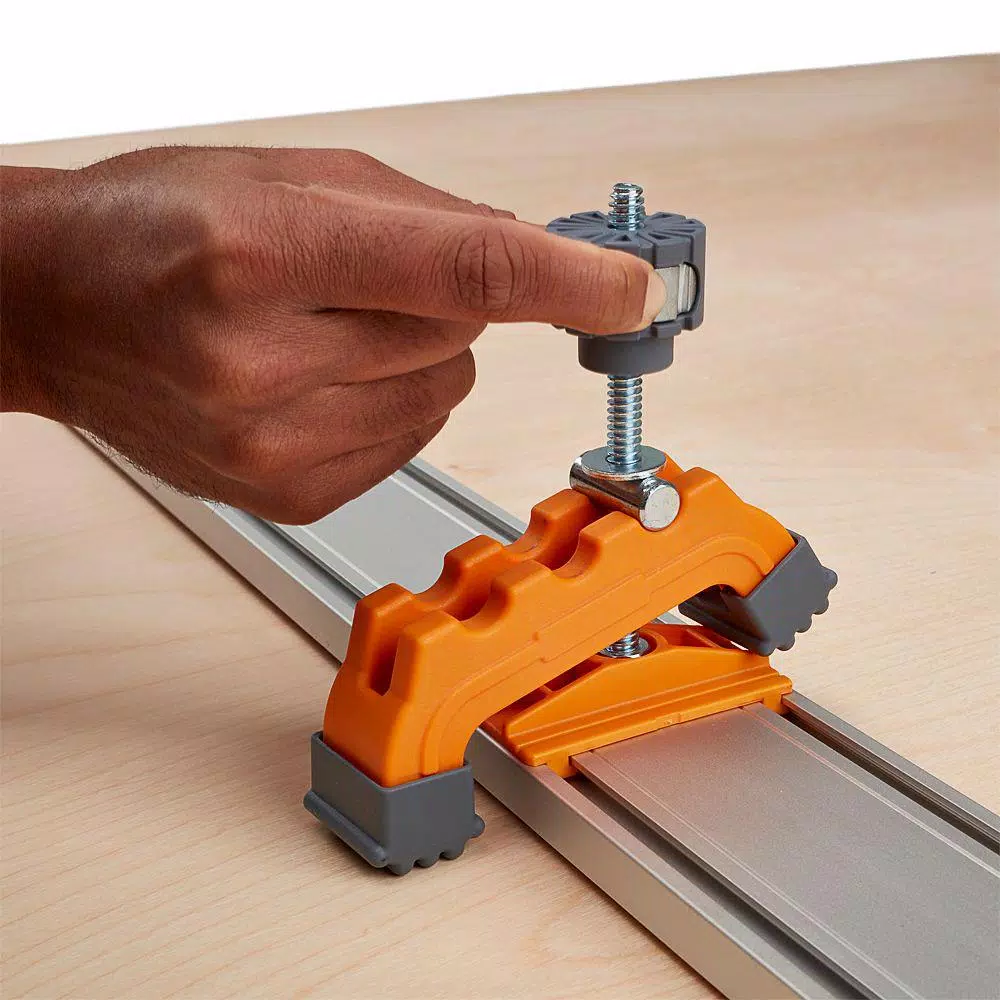 BORA Glass Filled Nylon Track Clamp Set for WTX or NGX Saw Clamp Edges, 2-Piece