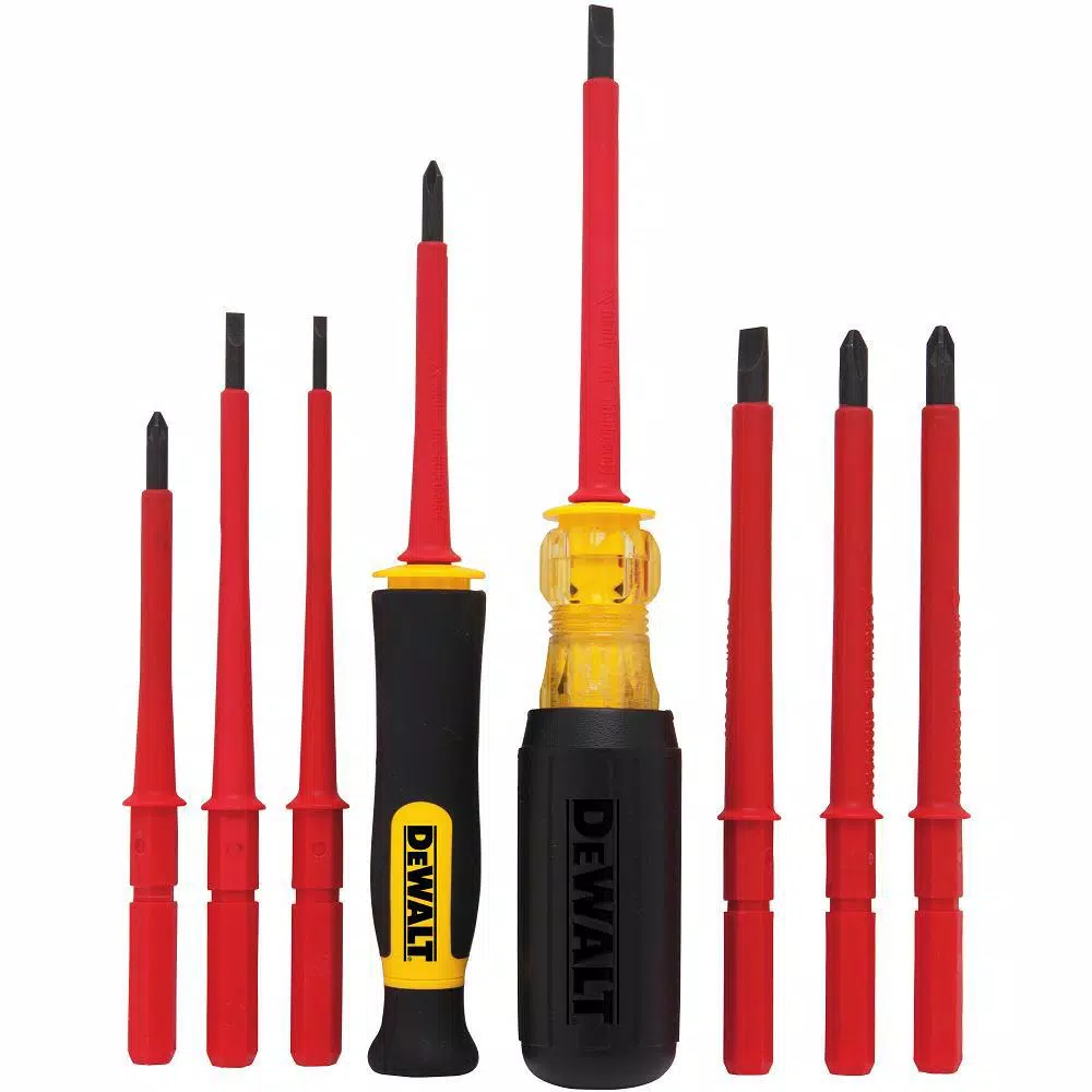 DEWALT 10-Piece 1,000-Volt VDE Certified Insulated Screwdriver Set