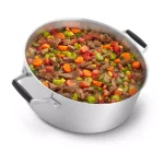 Calphalon Select by Calphalon 5 Qt. Round Stainless Steel Dutch Oven with Glass Lid thumbnail 2