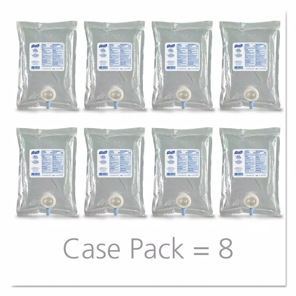 Unbranded PURELL Advanced Instant Hand Sanitizer NXT Refill, 1000 mL (Case of 8)