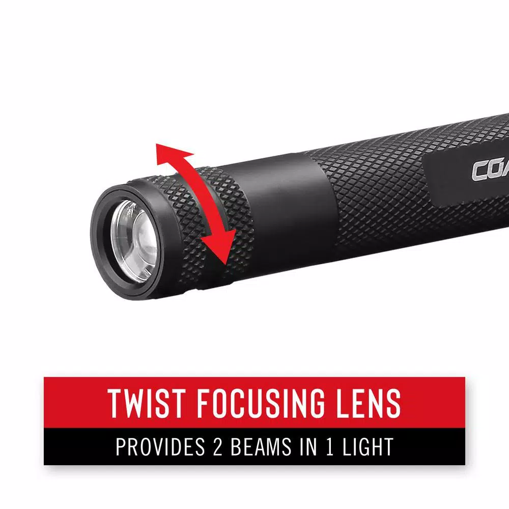 Coast HP3R 245 Lumens Rechargeable Dual Power Focusing LED Penlight