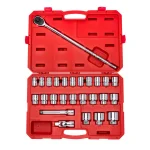 TEKTON 27-Piece 3/4 in. Drive 12-Point Metric Socket and Ratchet Set (19 mm to 50 mm) thumbnail 1