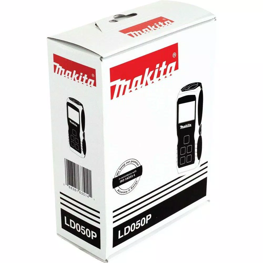 Makita LD050P 164 ft. Laser Distance Measure with IP54 Rating