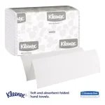 Kleenex Multifold White Paper Towels, 9.2 x 9.4 in, 150 Sheets per Pack, 16 Packs per Carton thumbnail 3