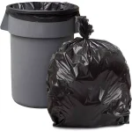 Plasticplace 55-60 Gallon Black Heavy Duty Trash Bags, 2 Mil Thickness, 50 Count Case thumbnail 2