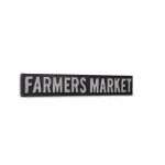 Cheungs Farmers Market Metal Wall Decor - Rustic Farmhouse Style Handcrafted Steel Sign thumbnail 2