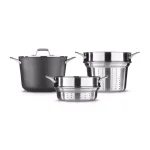 Calphalon Premier 12 qt. Hard-Anodized Nonstick Multi-Pot Set with Pasta and Steamer Inserts thumbnail 1