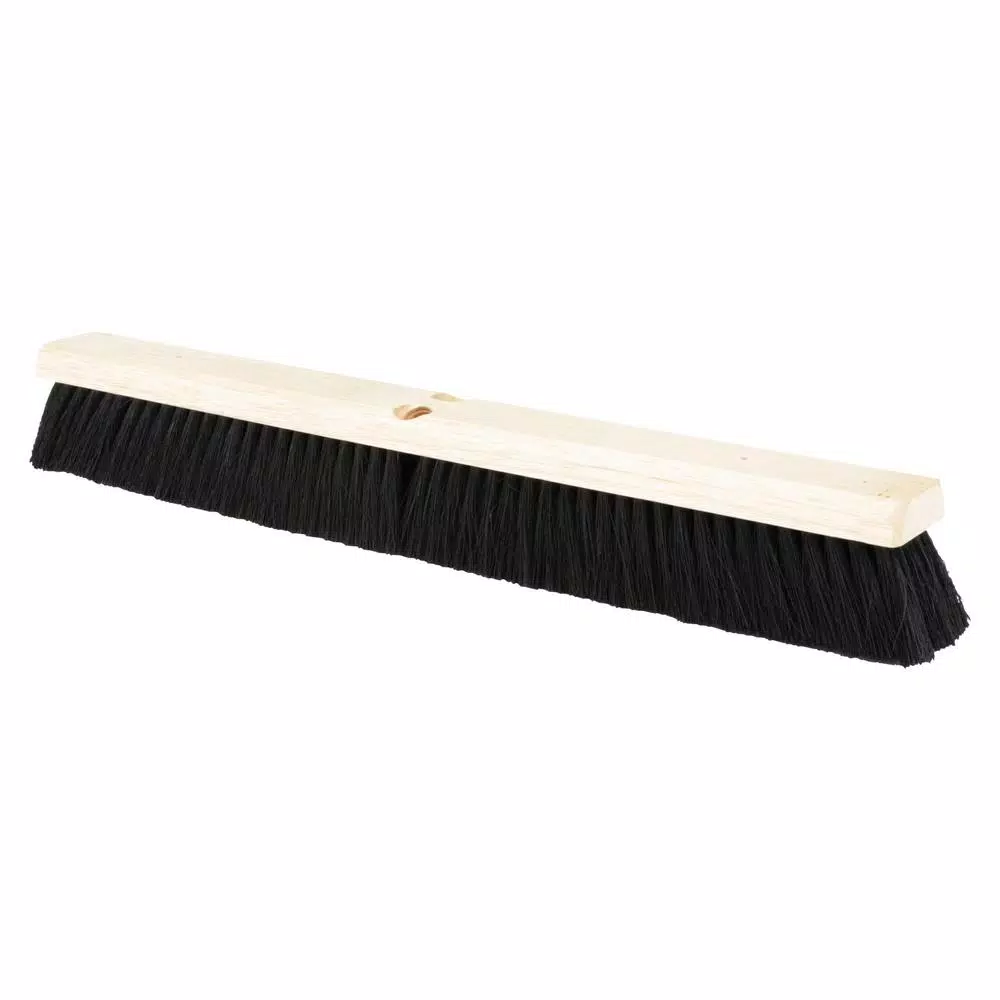 Boardwalk 24 in. Floor Brush Head with 2.5 in. Black Tampico Fiber Bristles