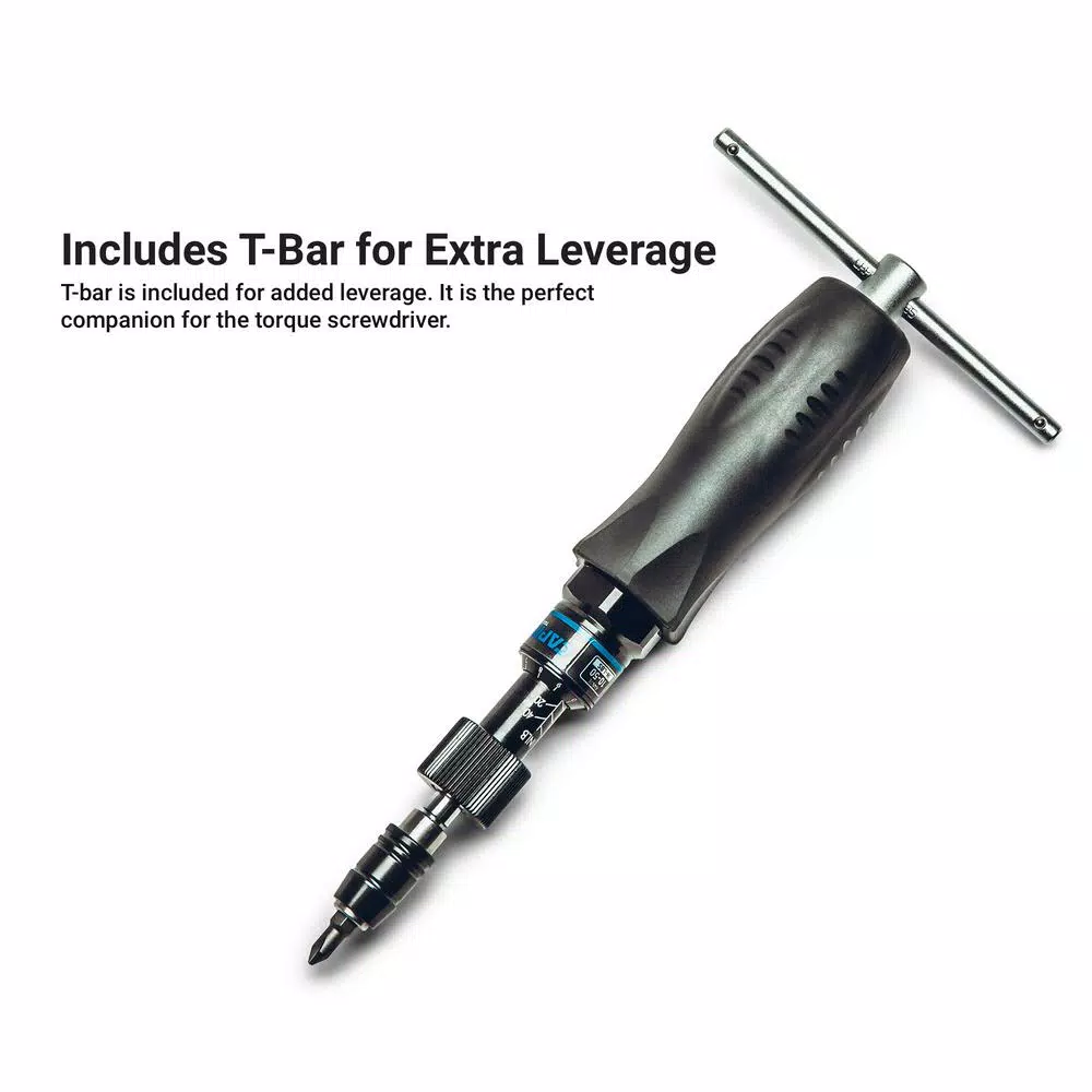 Capri Tools Professional 10-50 in. lbs. Torque Screwdriver Set with Calibration Certificate