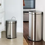 Honey-Can-Do Stainless Steel Step Trash Can Combo Set, 30L and 3L Round thumbnail 7