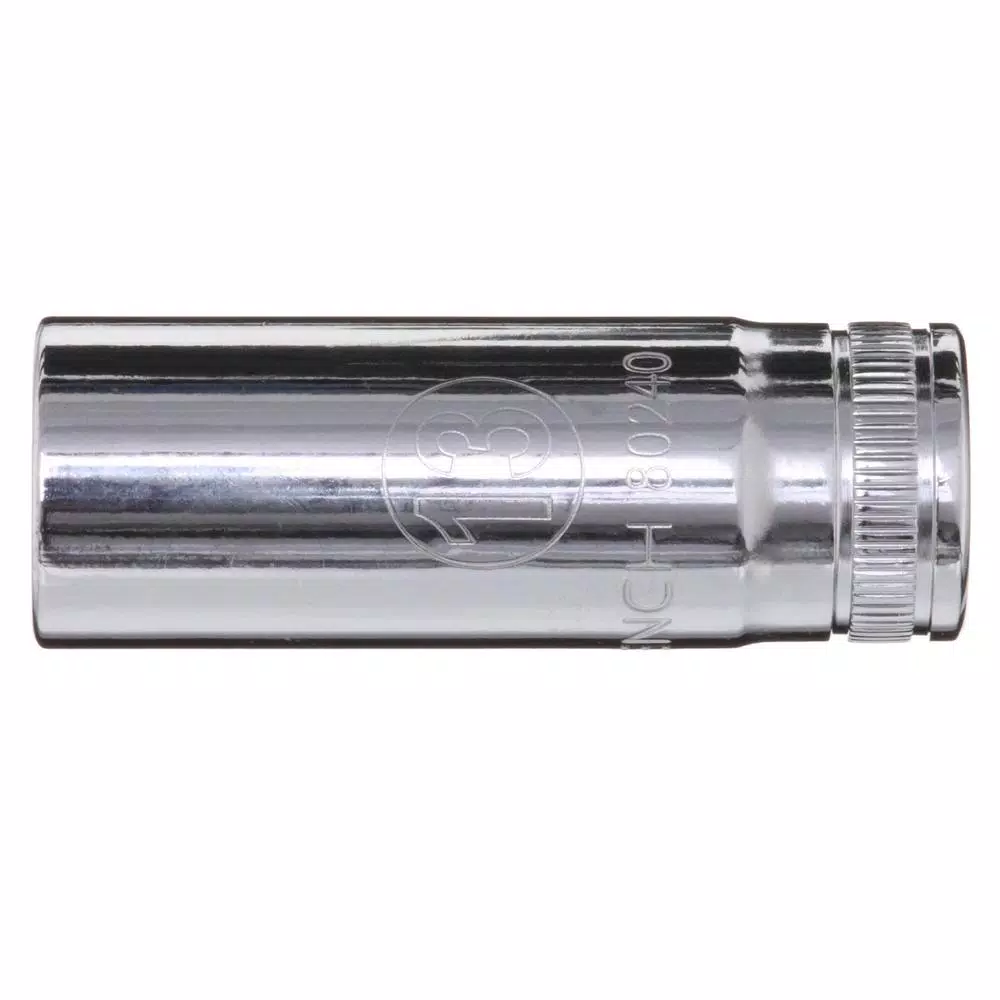 GEARWRENCH 1/4 in. Drive Metric 12-Point Deep Socket Set, 13-Piece