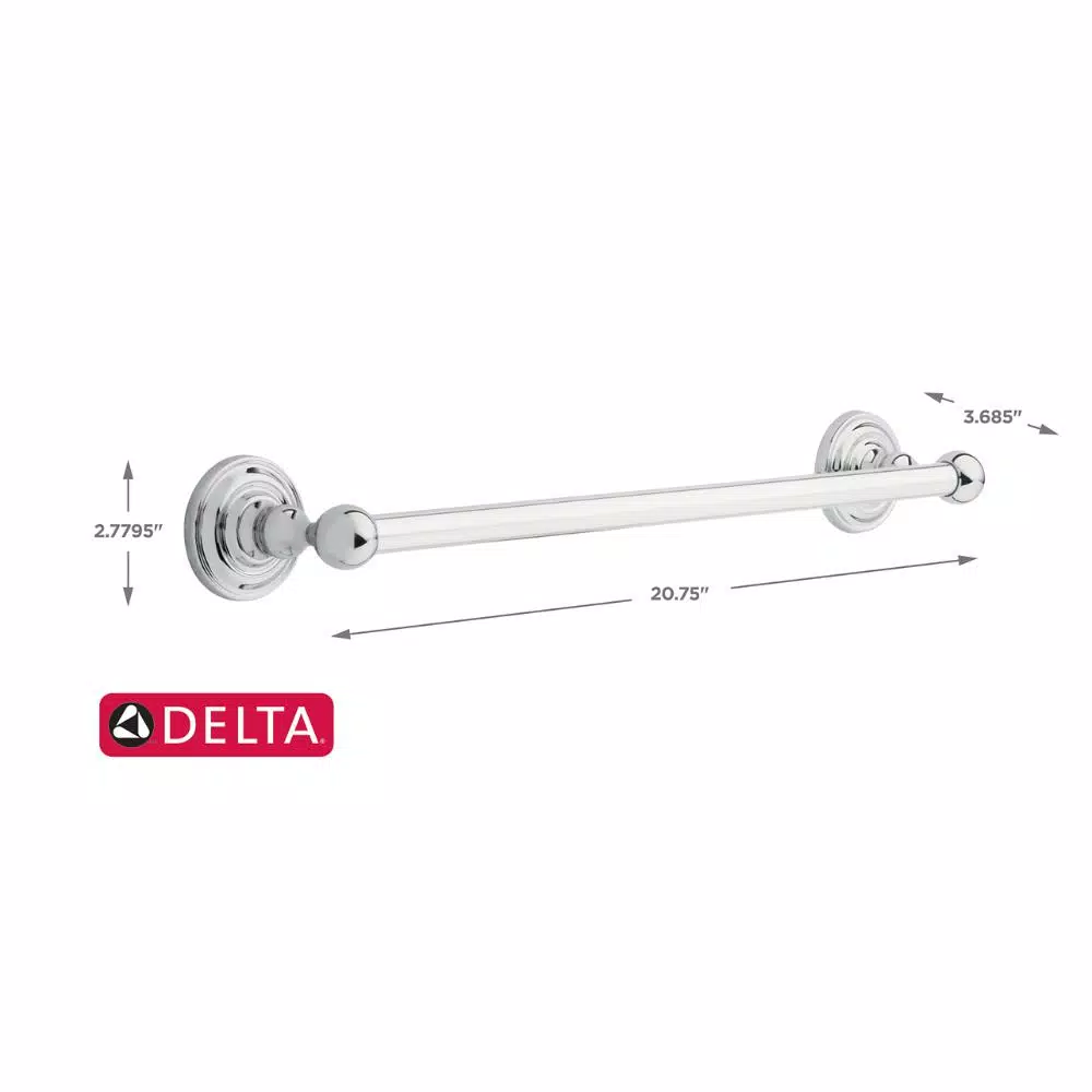 Delta Greenwich 18 in. Single Towel Bar, Chrome Finish